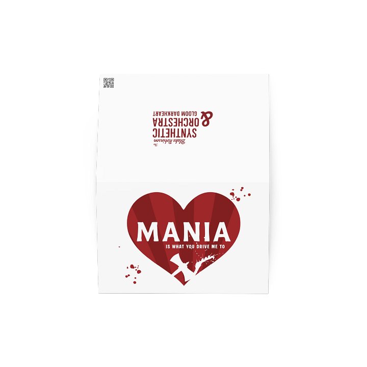 "Mania" greeeting card product image (2)