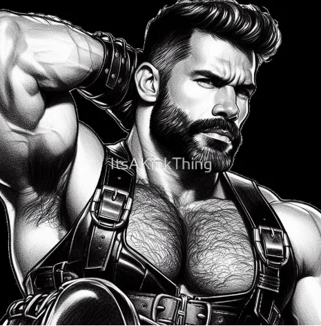 Gay San Francisco Pride "His Majesty" Leather Bar Pride Graphic Design product image (1)