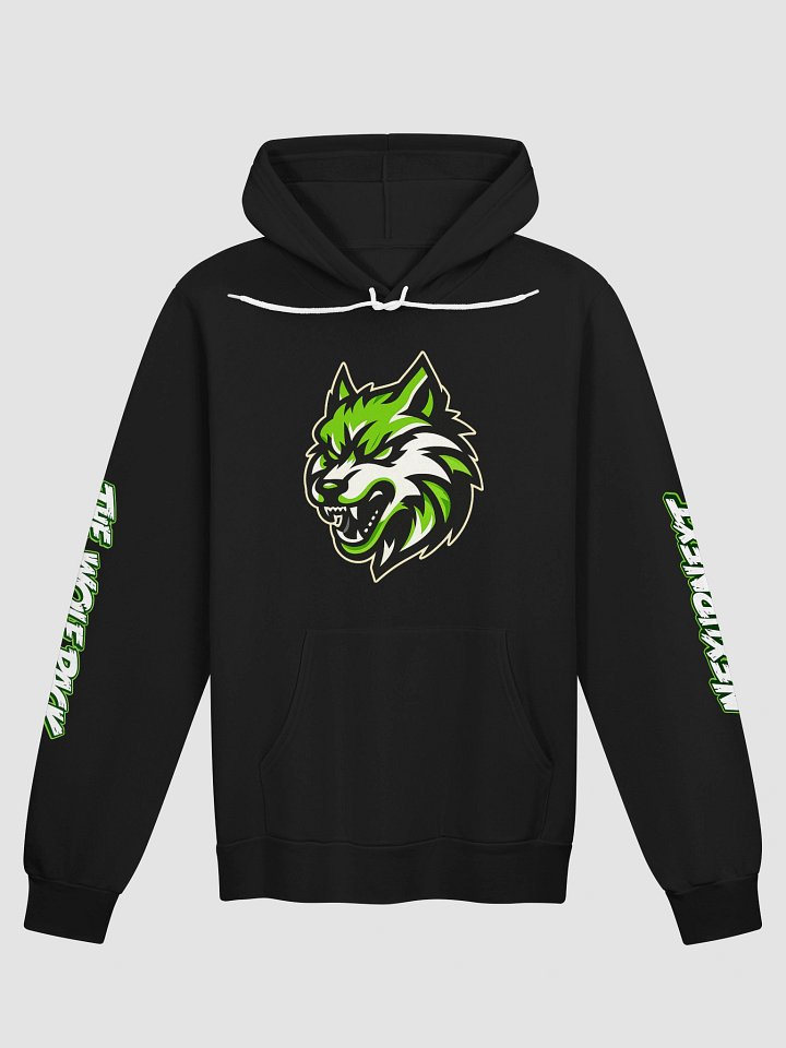 Wolf Pack Hoodie | Black & Green product image (1)