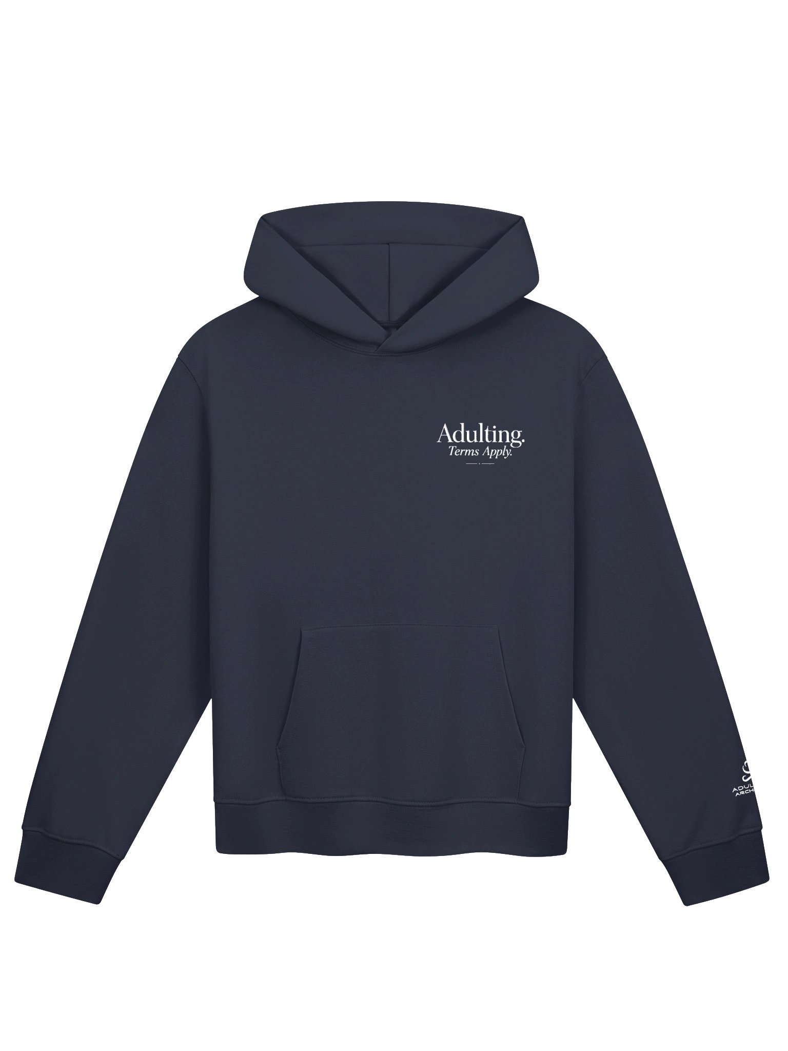“Adulting. Terms Apply.” — Bella+Canvas Unisex Oversized Midweight Hoodie product image (3)
