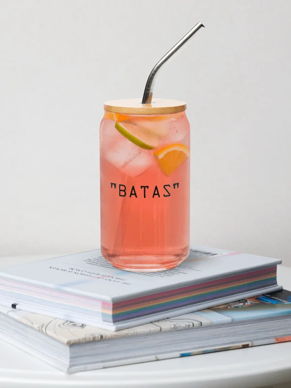 "BATAS" | Clear Can Glass product image (2)