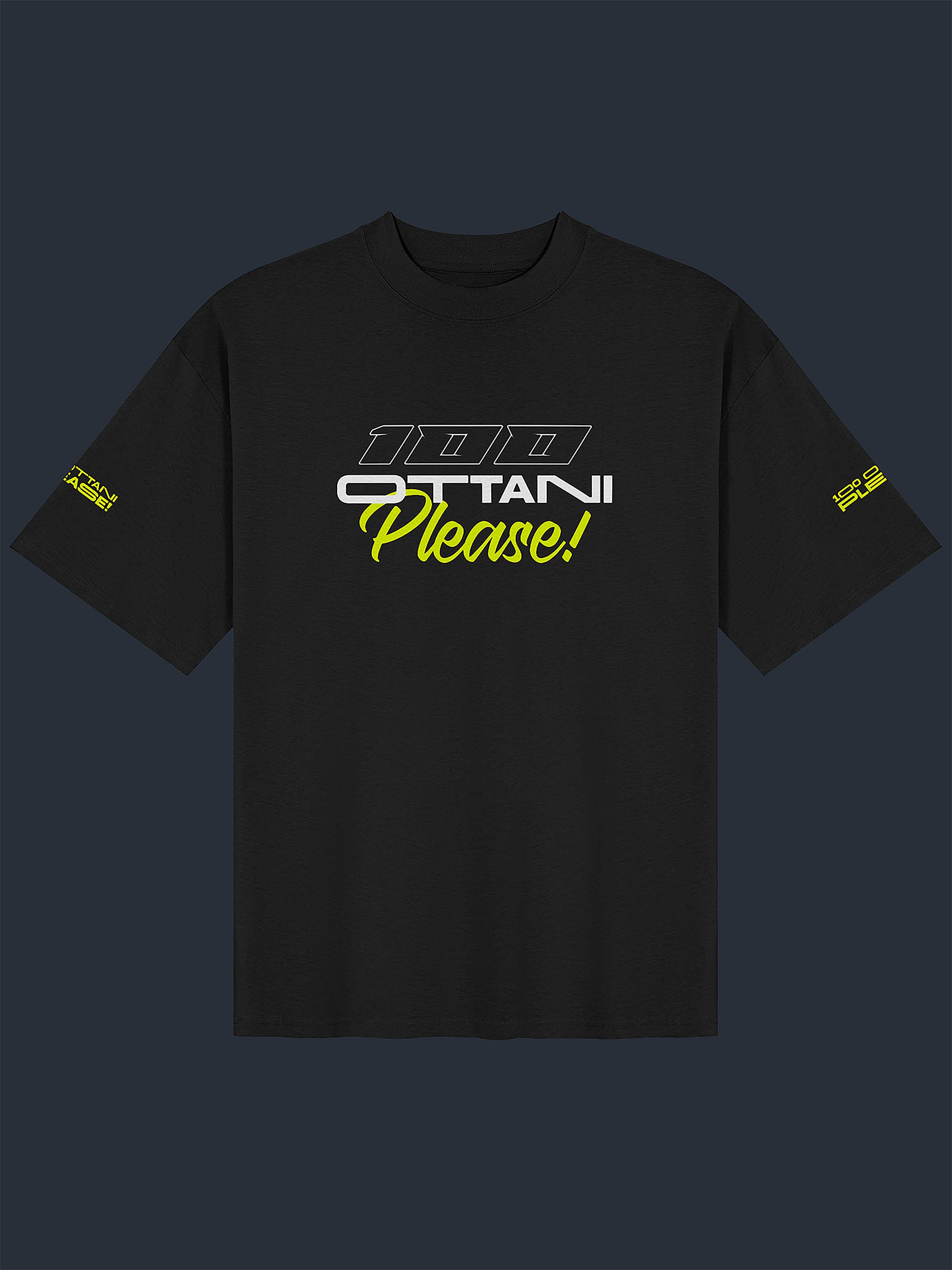 100 Ottani Please!™ Oversized Unisex Racing Streetwear Graphic T-Shirt | Pit Crew Special Edition product image (3)