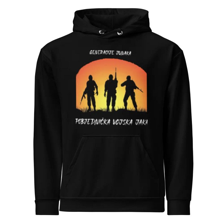 Heroic Sunset Soldiers Unisex Hoodie product image (1)