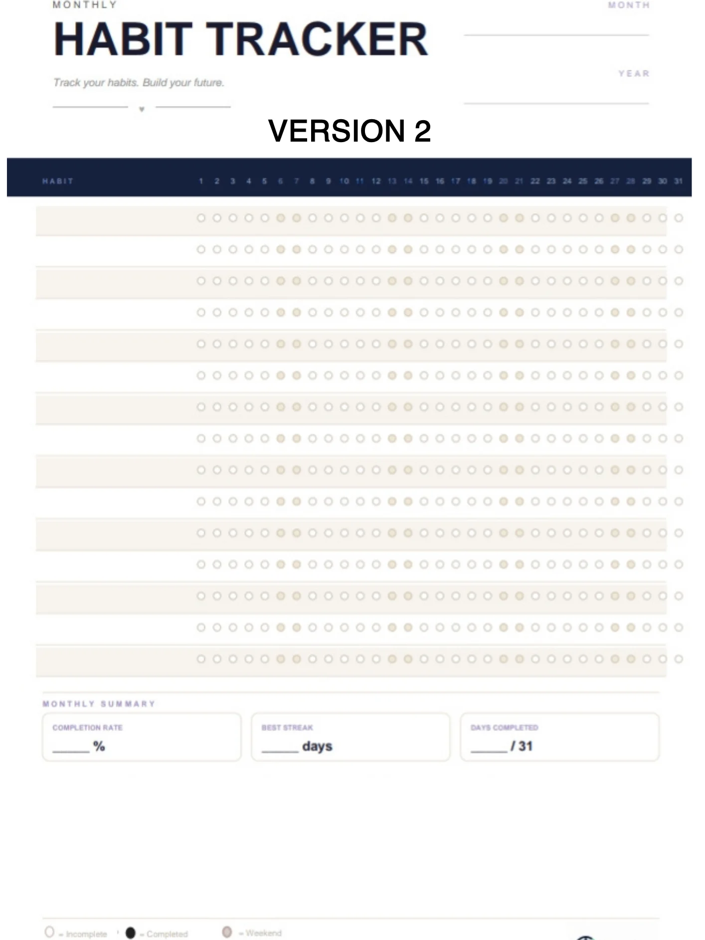 Most habit trackers fail you on day 4. This one's designed around that. product image (6)