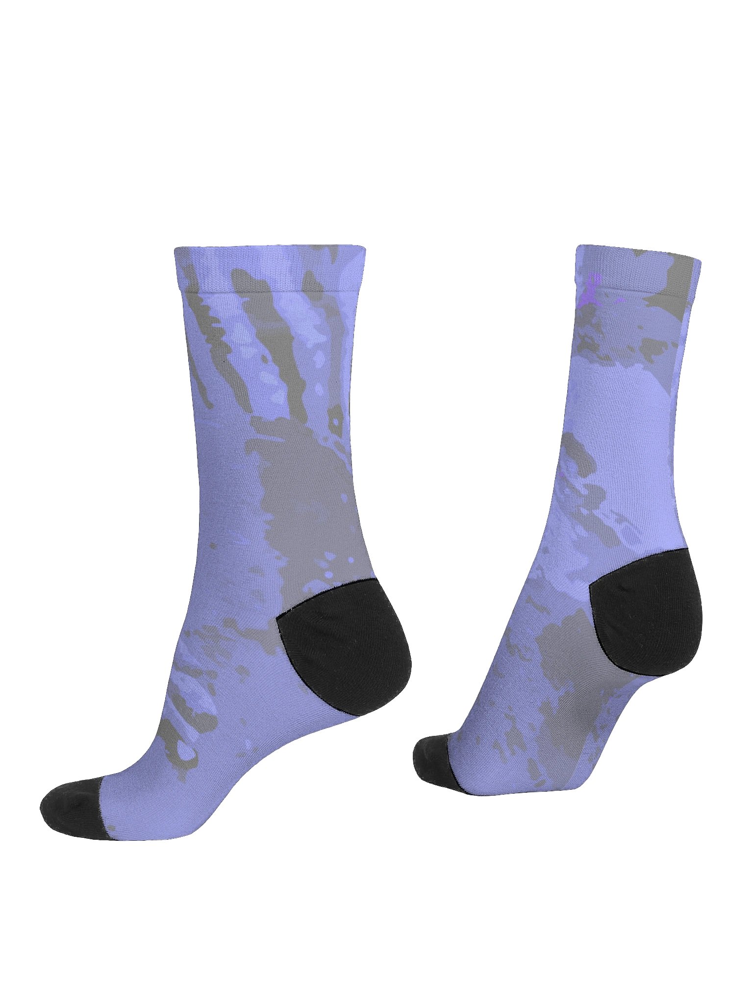 Light Marine Blue EcoArt Crew Socks product image (4)