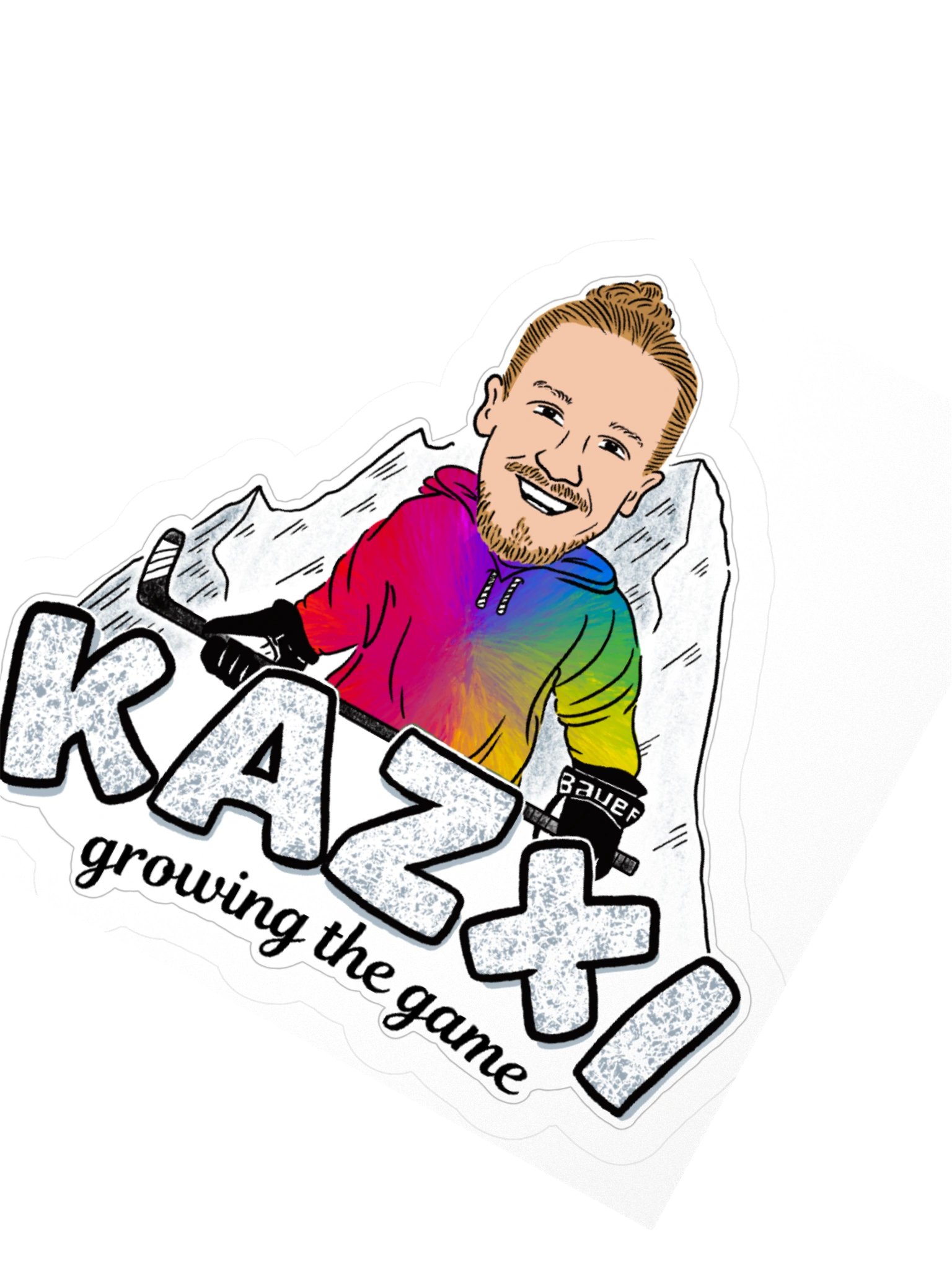 Kazxi "Growing the Game" Sticker Designed by Max Burak product image (4)