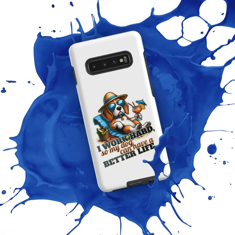 Work Hard - Beagle Beach - Tough Case for Samsung® product image (52)
