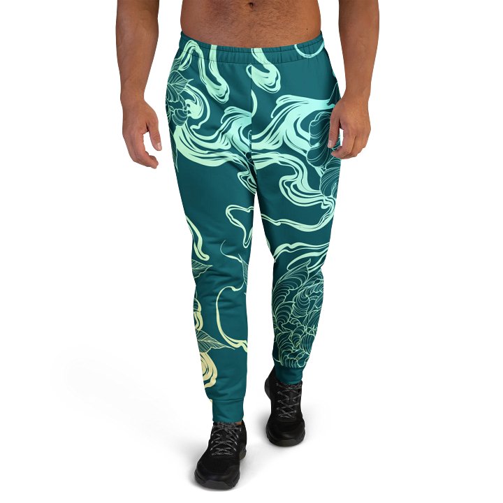 Ink floral Men's Joggers product image (2)