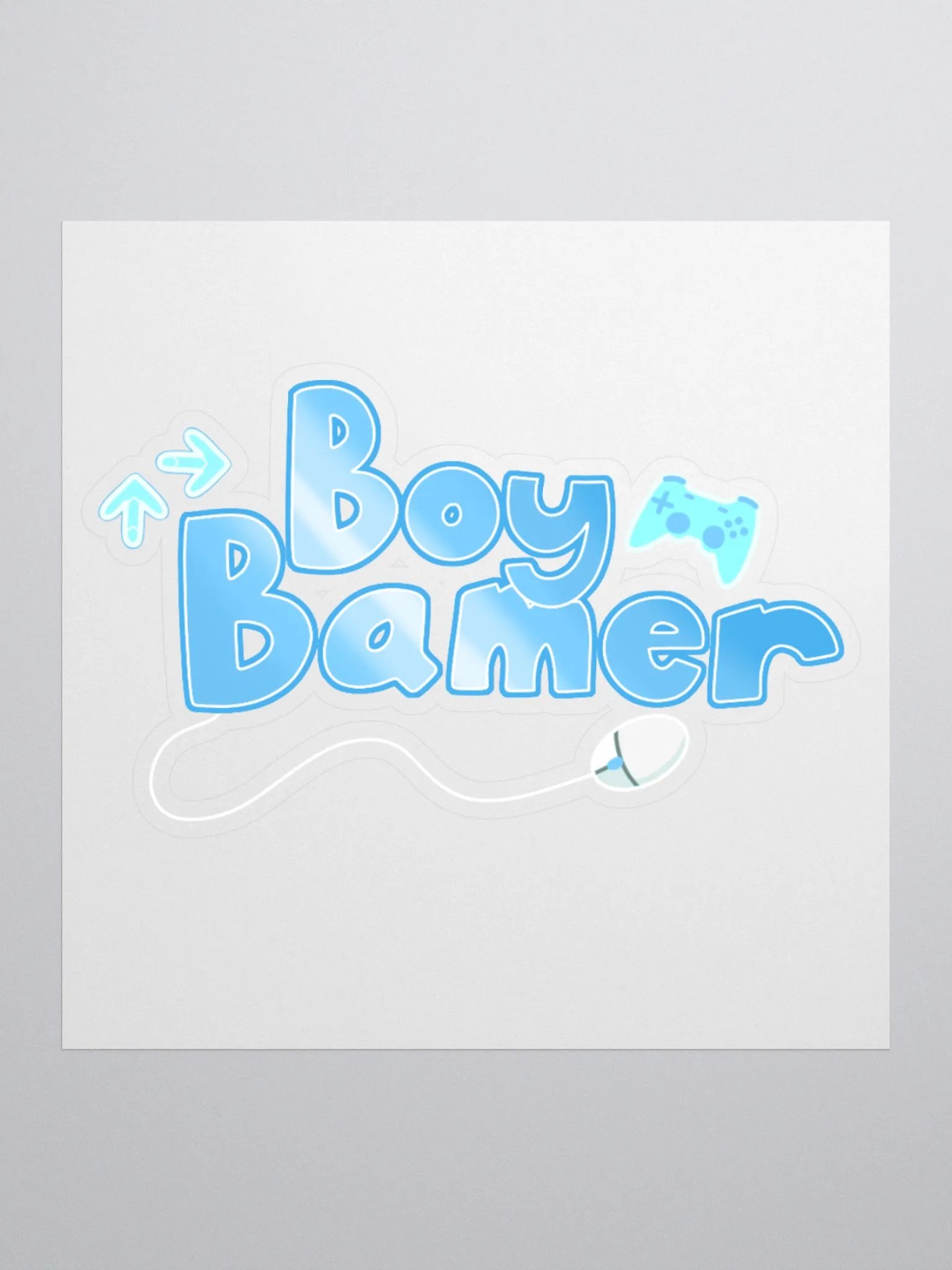 Boy Bamer Sticker product image (1)