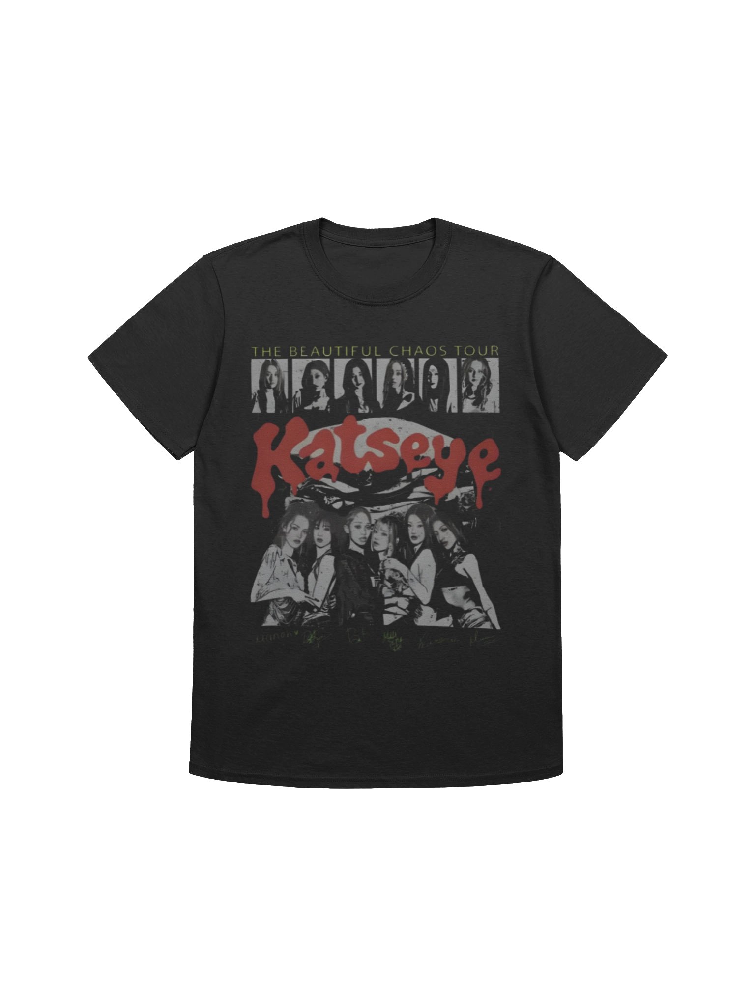 Katseye The Beautiful Chaos Tour T-Shirt product image (1)