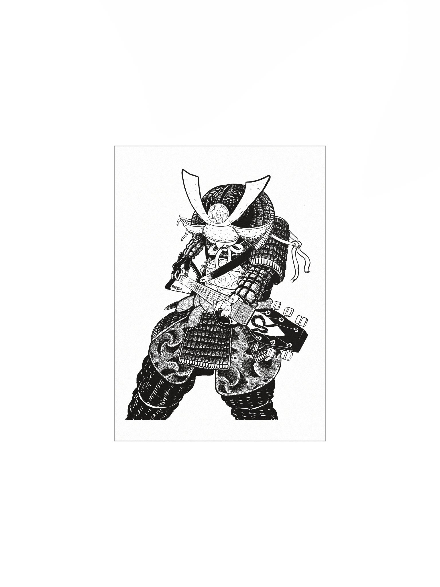 Shred Samurai Print product image (1)