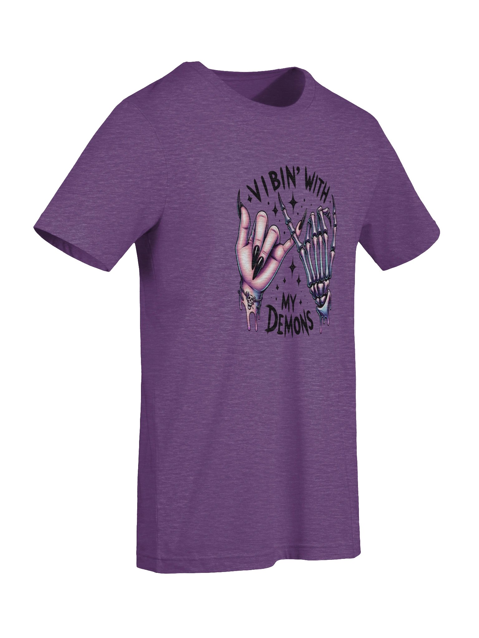 [BJ Designs] Vibin' With My Demons Unisex Graphic Tee product image (9)