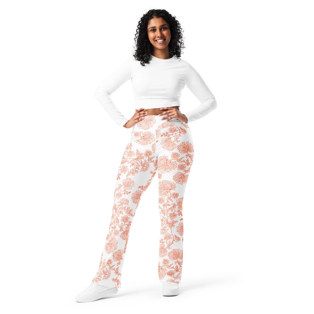 Flower pattern Flare Pants product image (1)