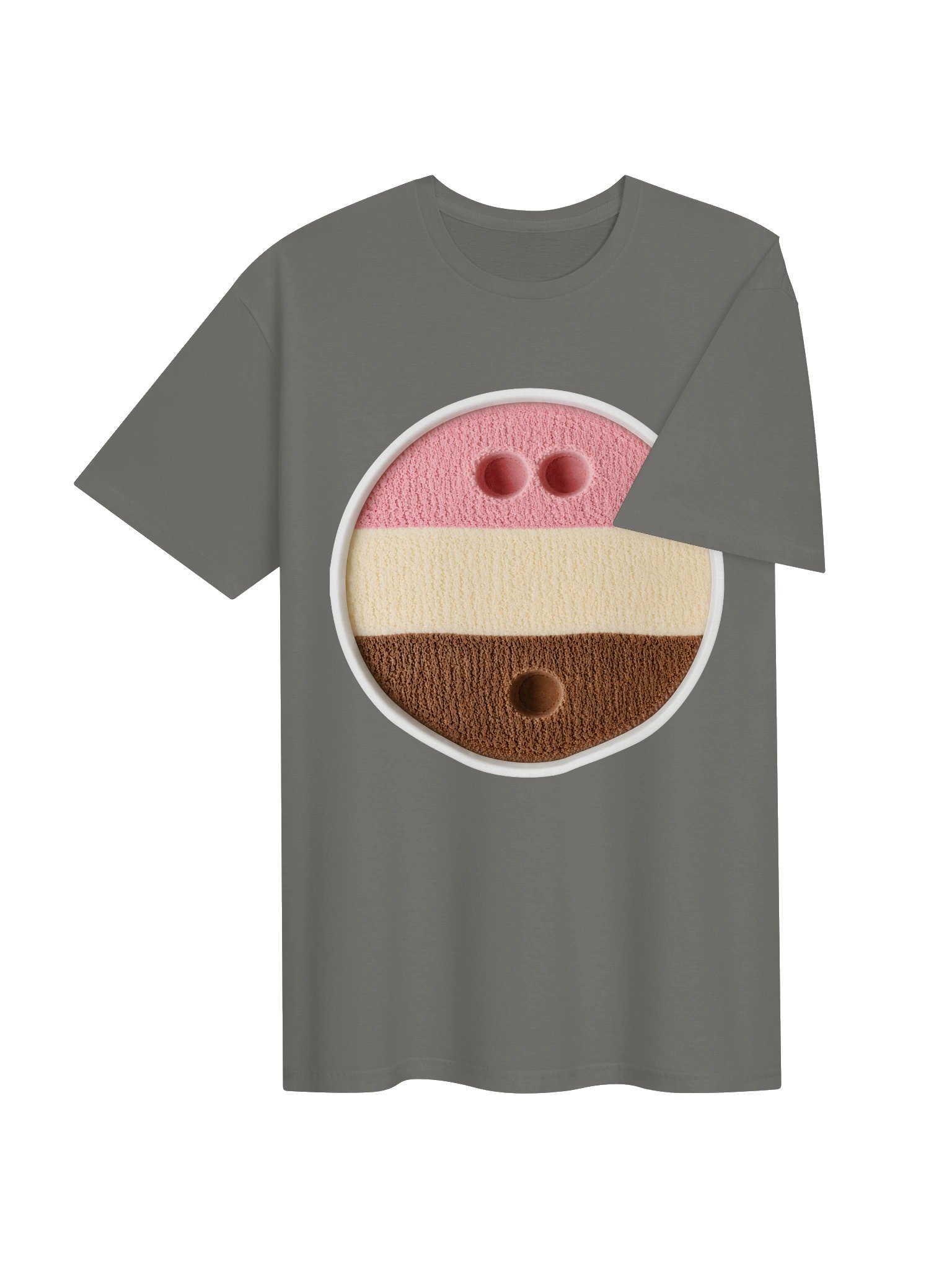 We All Scream for Ice Cream Shirt – Funny Neapolitan Ice Cream Graphic Tee product image (4)