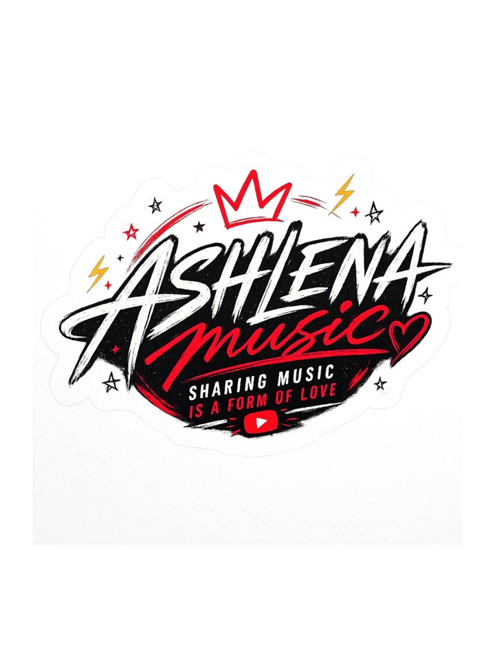 Ashlena Music New Sticker product image (1)