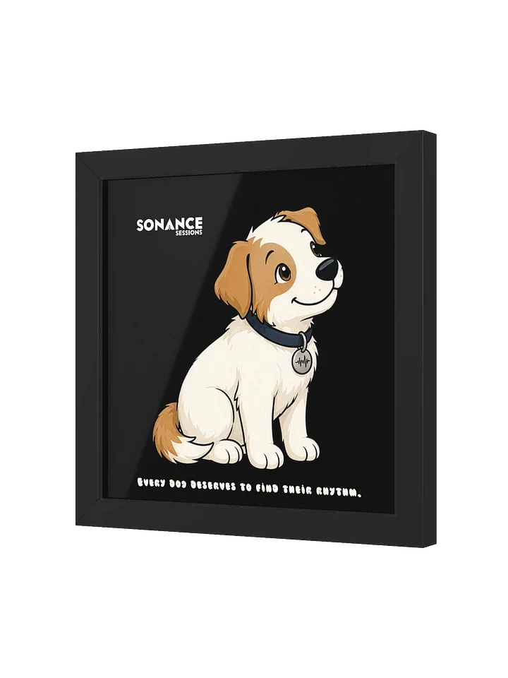 Sonance Dog Framed Matte Poster (Look Up) product image (2)