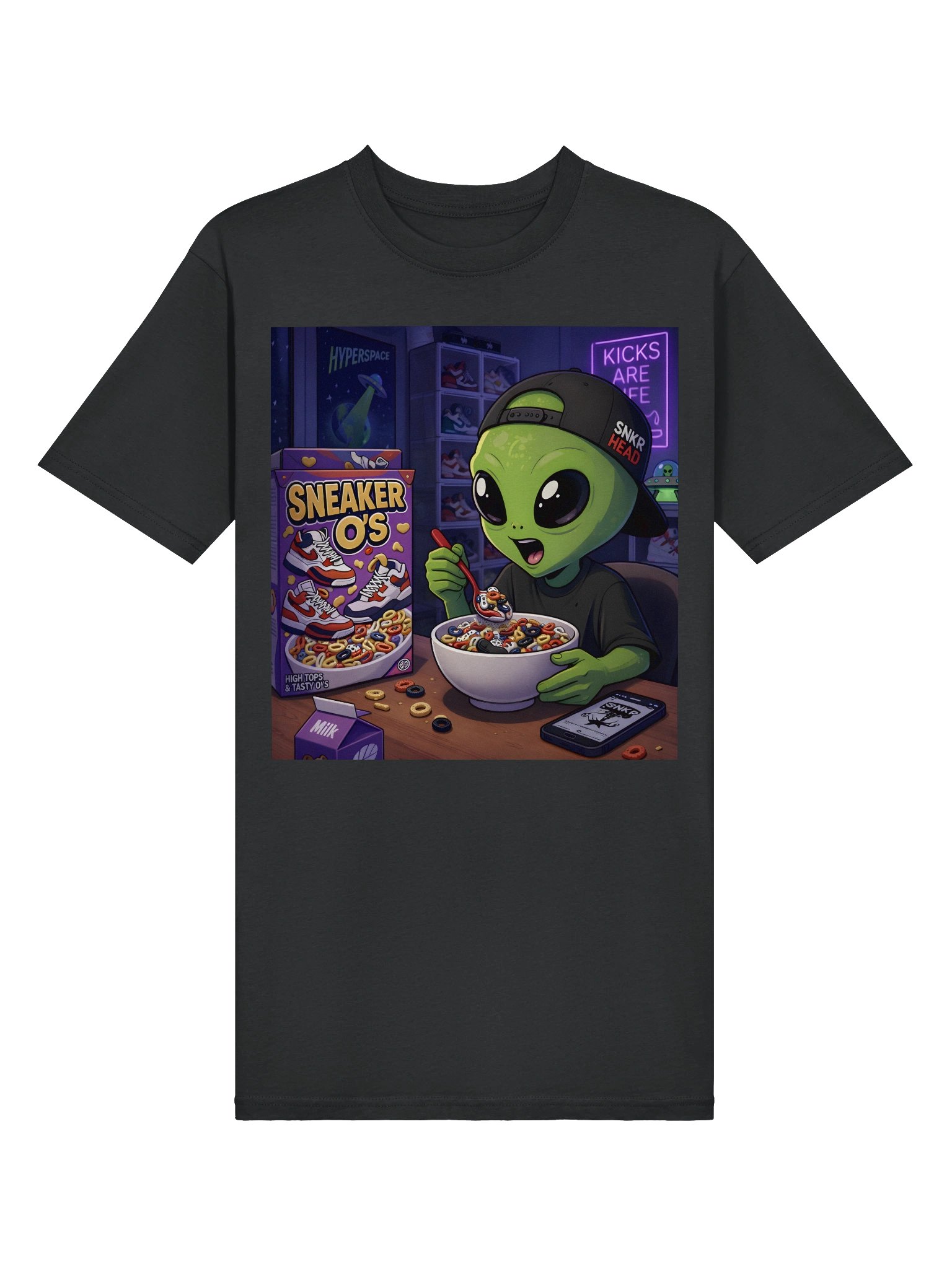 WRSE Little Alien School Days Alien Sneaker O's Tee product image (3)