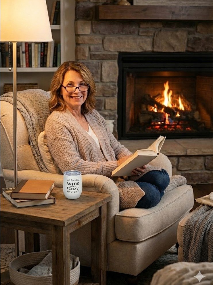 Cozy Mystery Wine Tumbler product image (1)