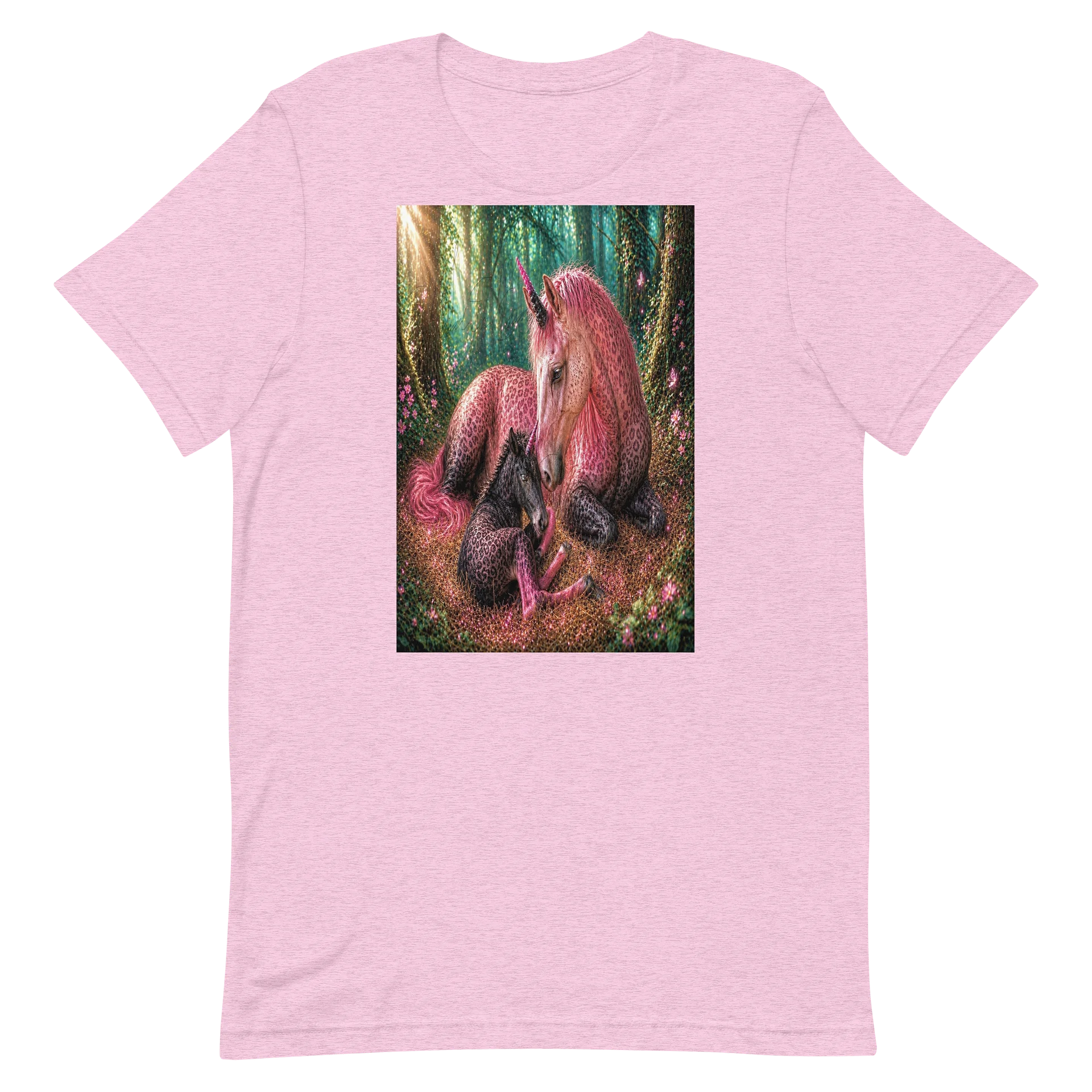 Pink Leopard Print Mother & Foal Unicorns product image (2)
