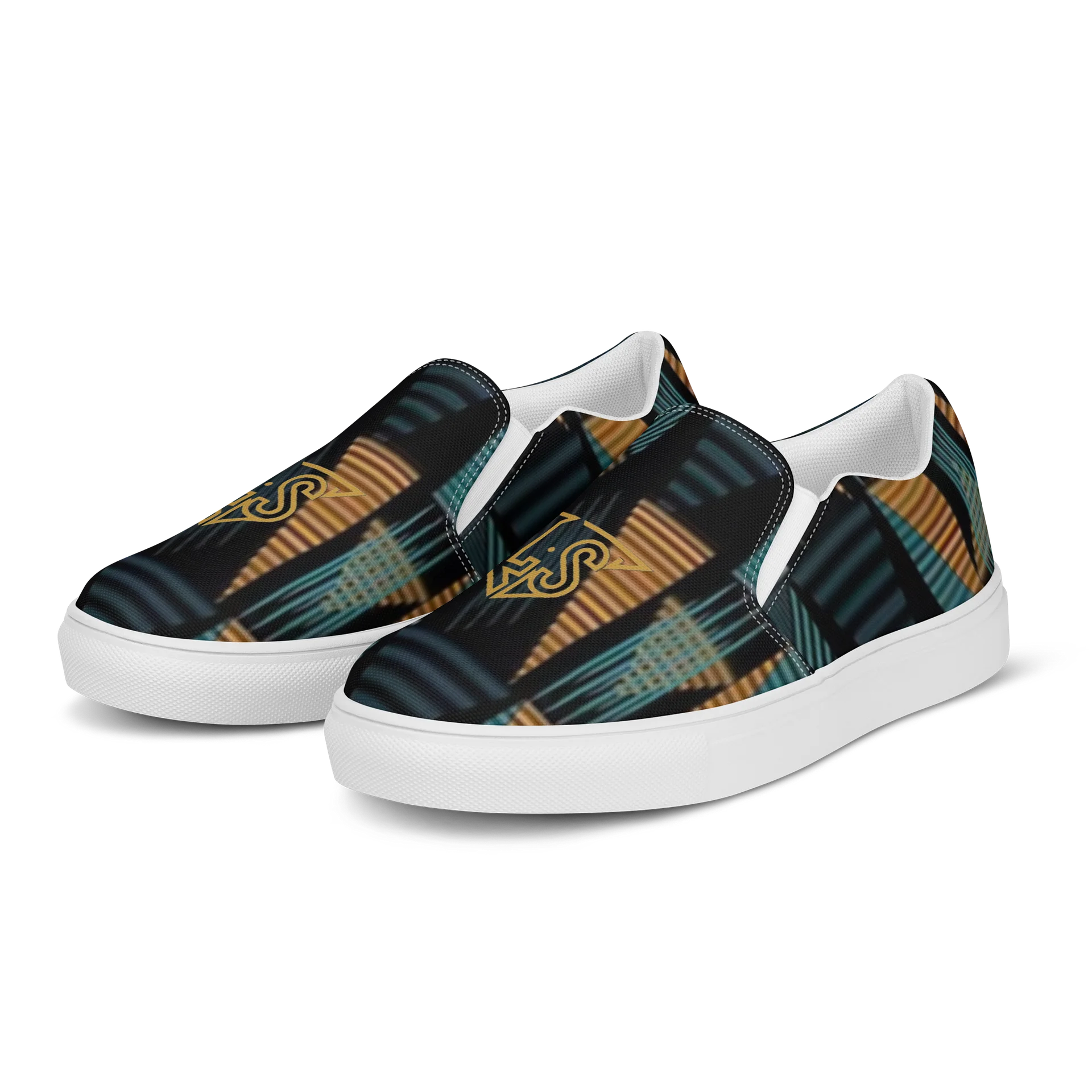 Lafate.Store Designer Slip On - Men (black multi color) product image (3)