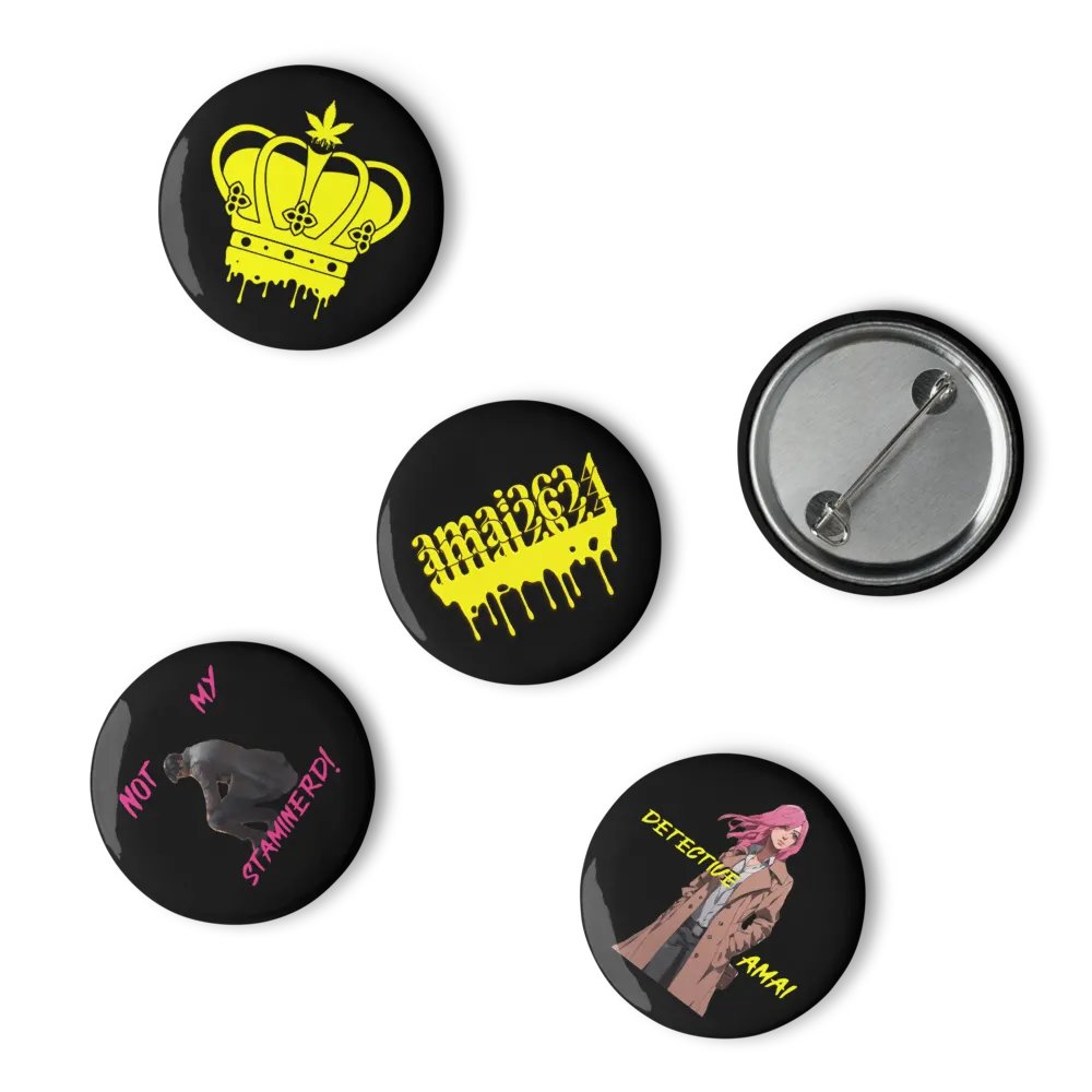 Amai-isms Pin Set #1 product image (4)