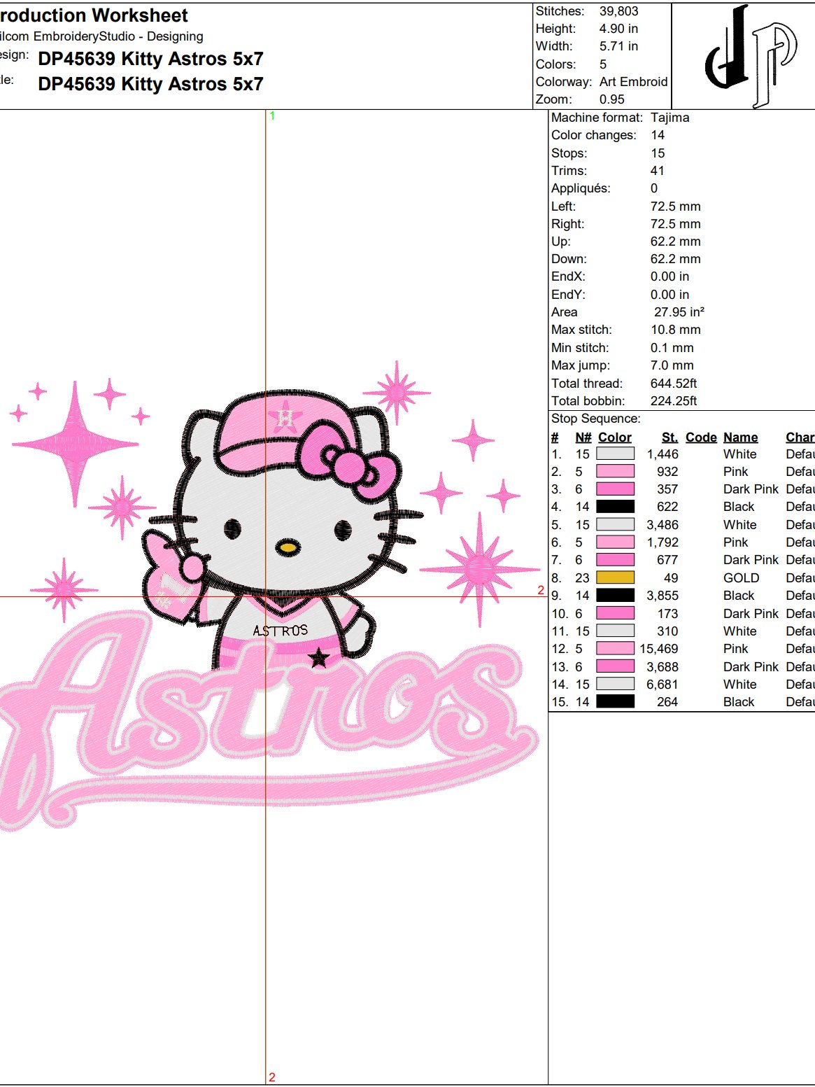 HELLO KITTY ASTROS product image (2)