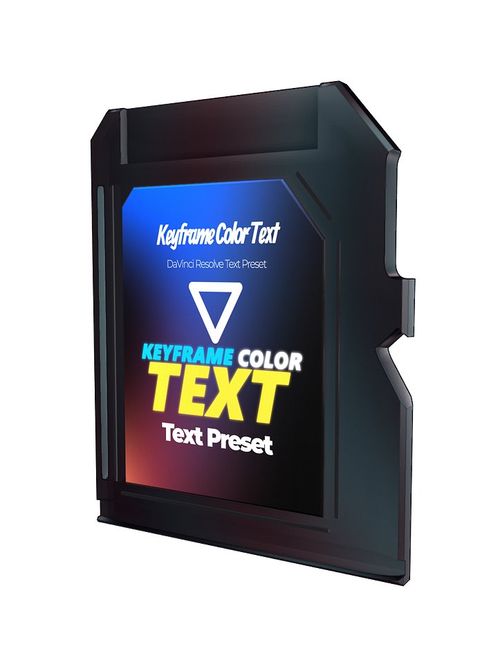 Keyframe Color Text Preset product image (1)
