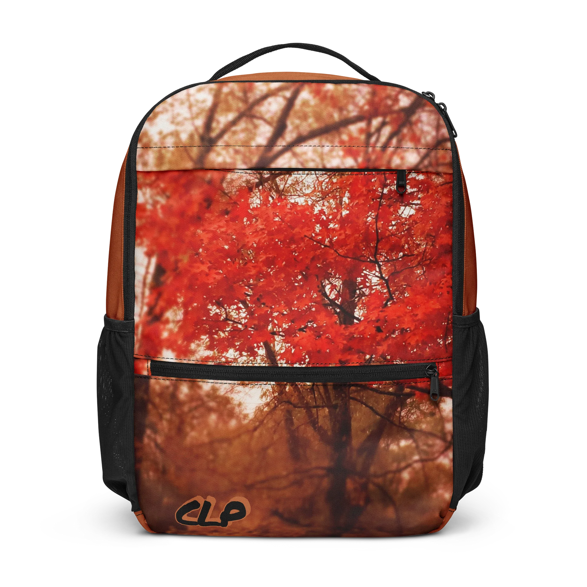 Crimson Leaves Laptop Backpack product image (1)