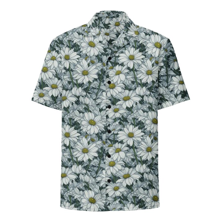 Floral Pattern Field of Daisy Flowers Hawaiian Shirt product image (1)