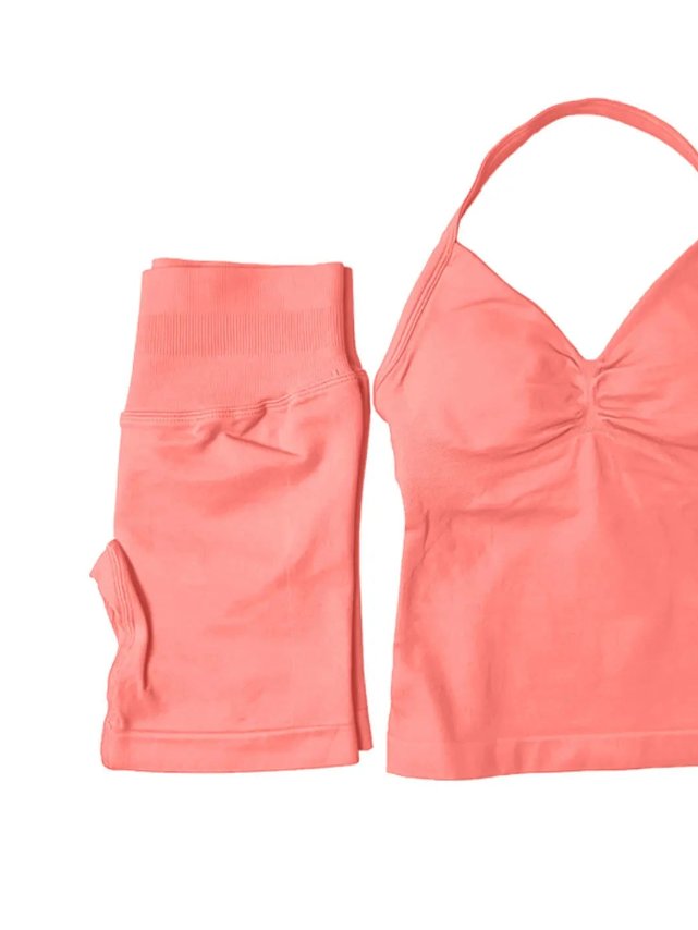 Bleach Blue (Halter Top + Mid Contour Short Performance Set ) ⭐️ ⭐️ ⭐️ ⭐️ product image (6)