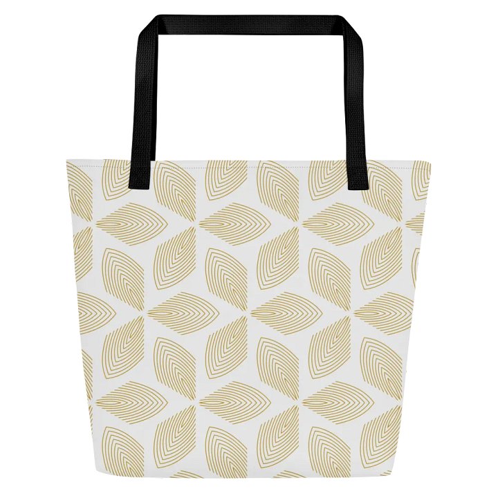 Golden Leaf Luxe – Premium Canvas Tote Bag product image (1)