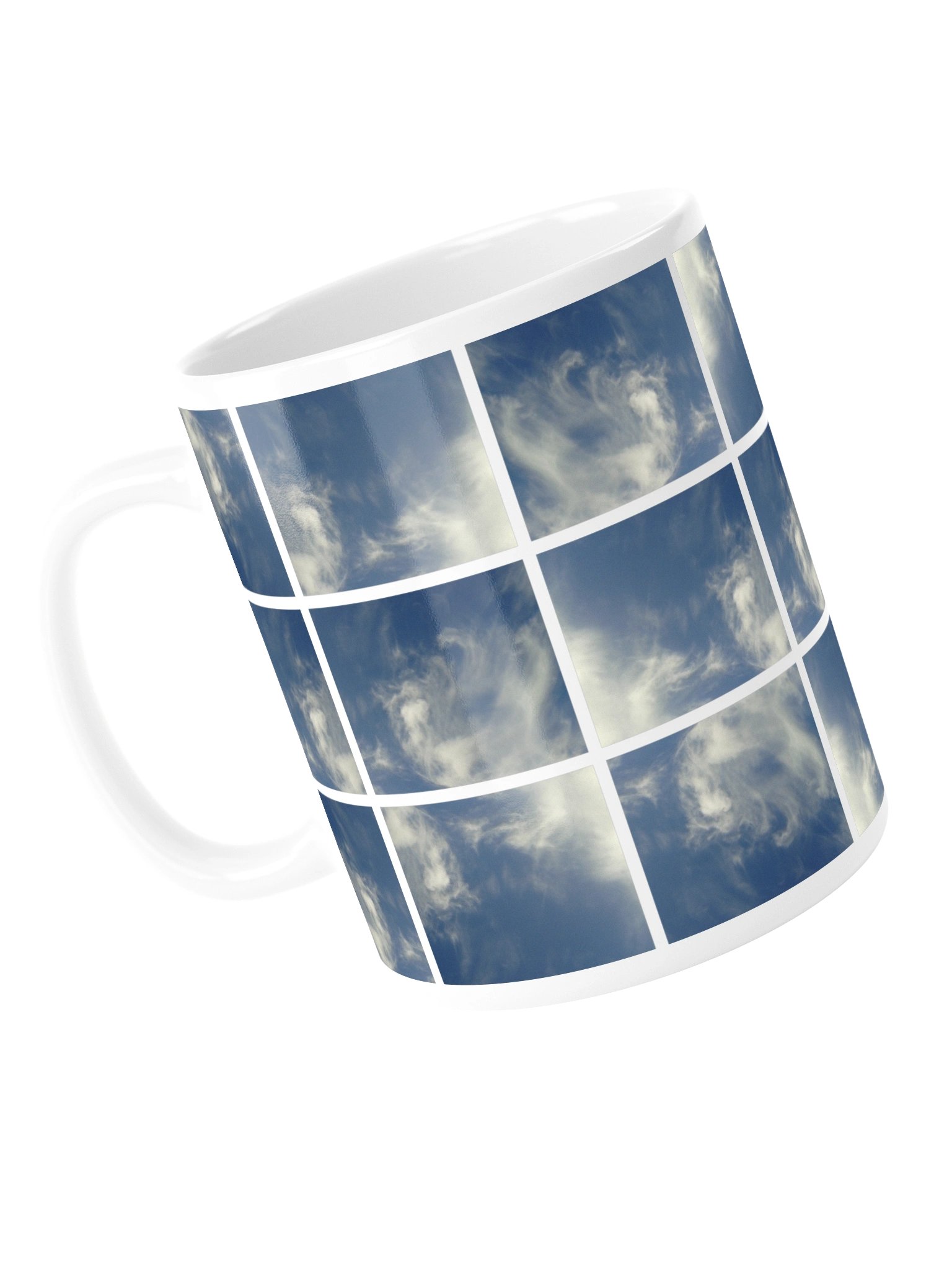 Swirly Cloud Sky Collage Mug product image (5)