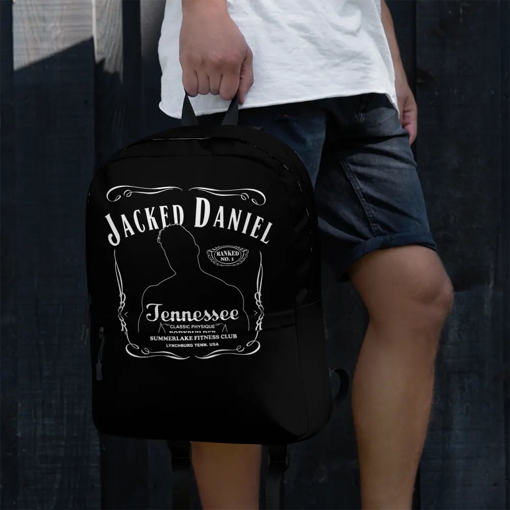 Jacked Daniel Large Print Backpack product image (4)