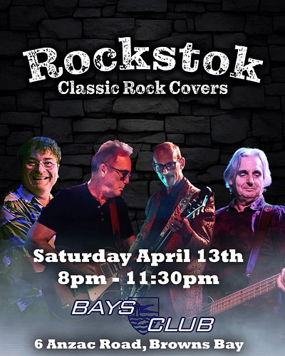 This Saturday, 13th April. Bays Club!
See you there!