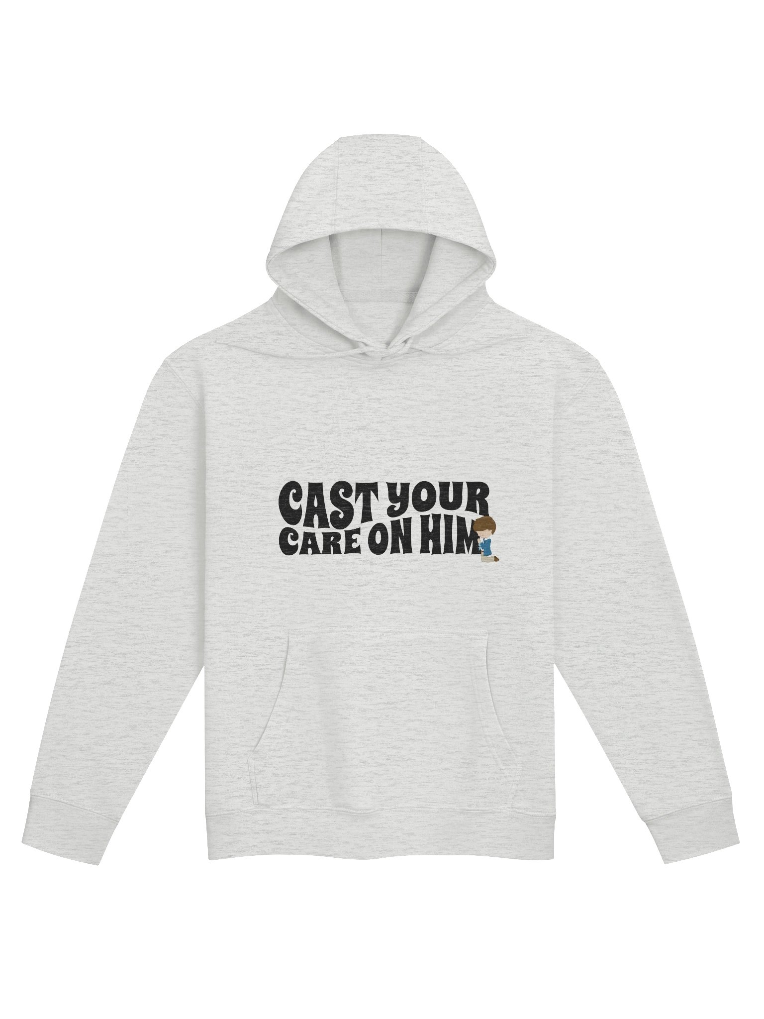 D2You Hoodie - Cast Your Care on Him - Front (unisex) product image (1)