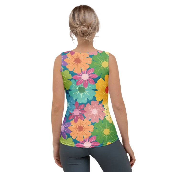 Vibrant Daisy Floral Design Women's Tank Top product image (2)