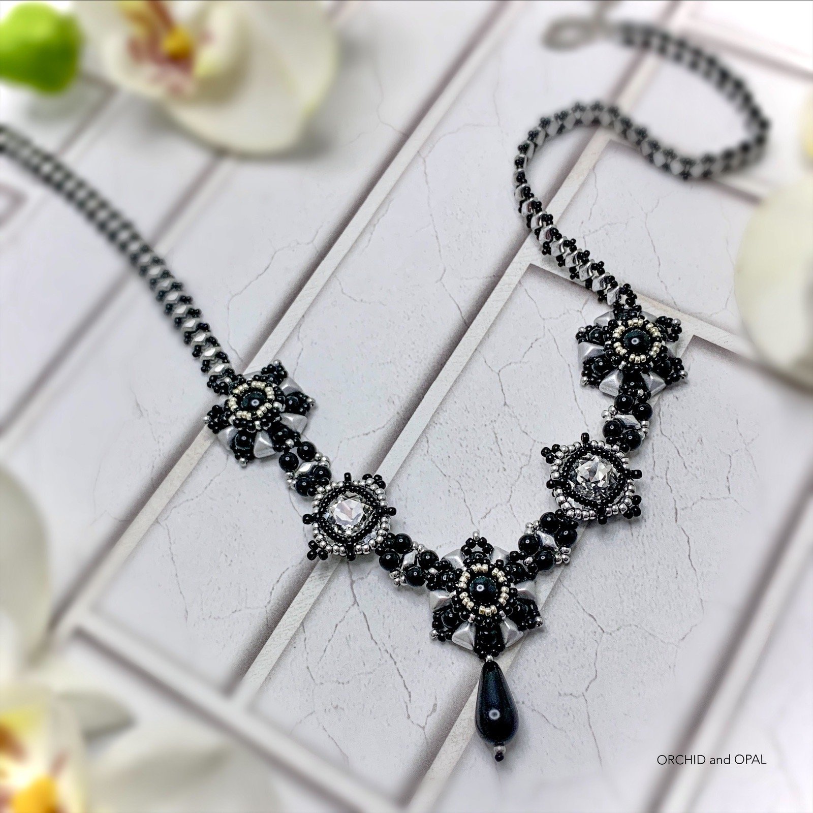 Digital Pattern - Renaissance Fair Vexolo and Crystal Necklace product image (4)