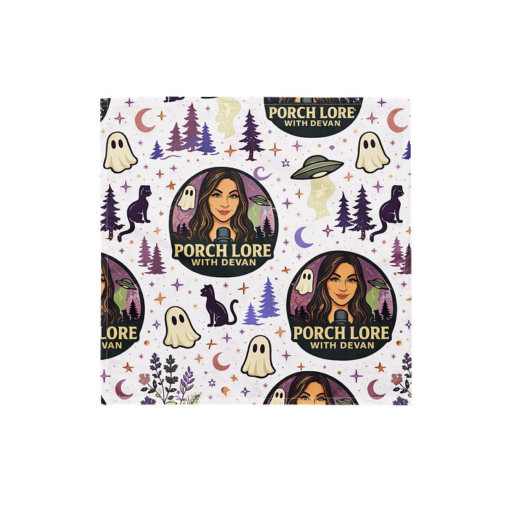 PORCH LORE DEVAN WHITE SCARF product image (2)
