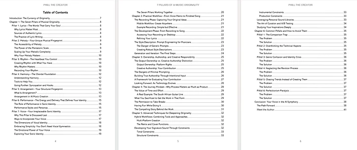 7 PILLARS OF AI MUSIC ORIGINALITY (E-Book & Audiobook Bonus) product image (2)