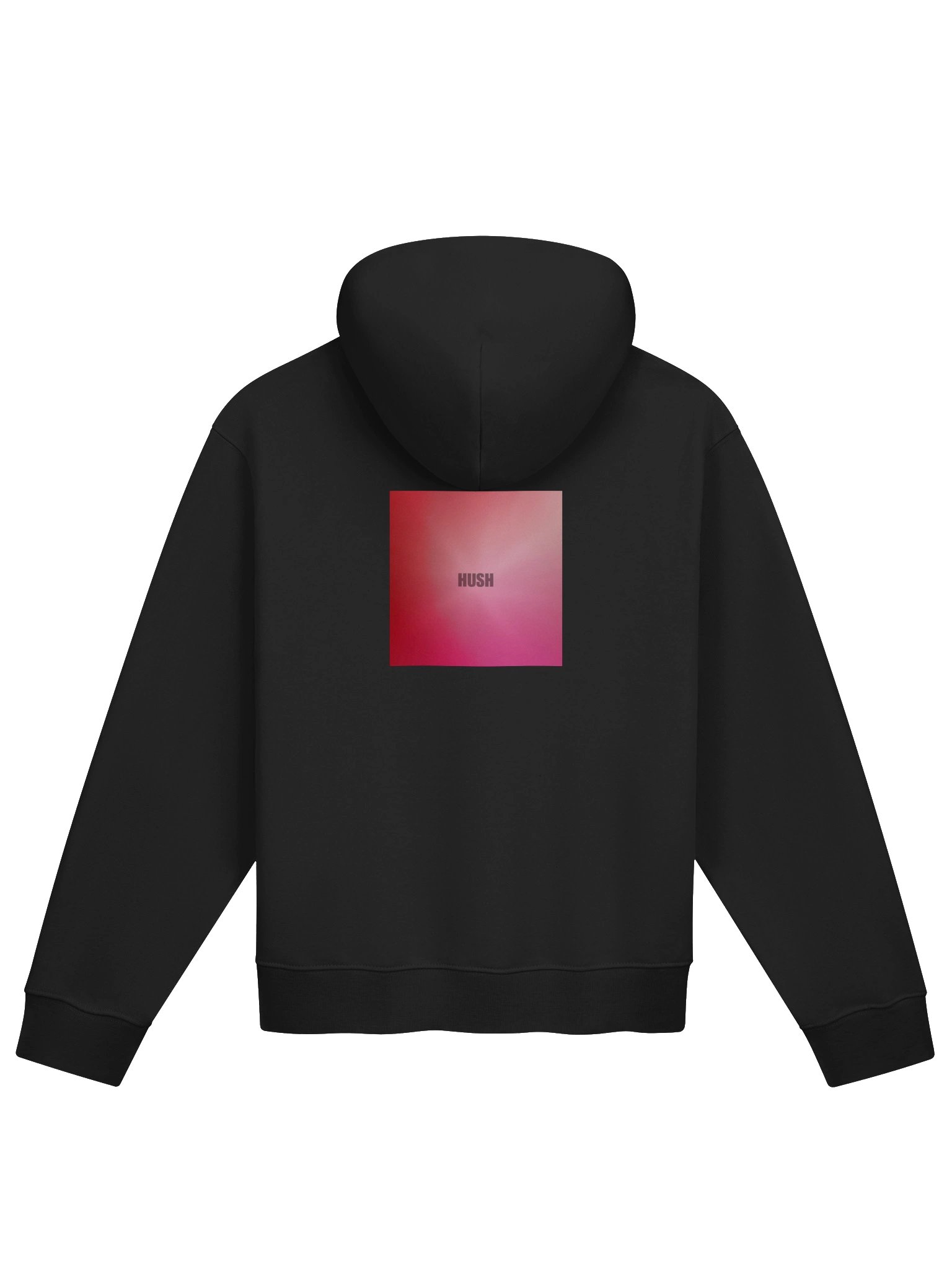 HUSH HOODIE WHITE LOGO product image (2)