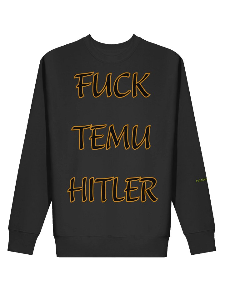 No Kings: F**K Temu Hitler Front Sweatshirt product image (2)