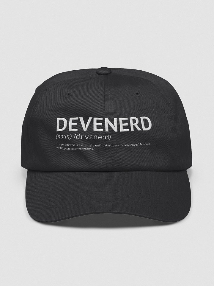 Devenerd cap– Noun. 1: A Person Obsessed with Code product image (3)