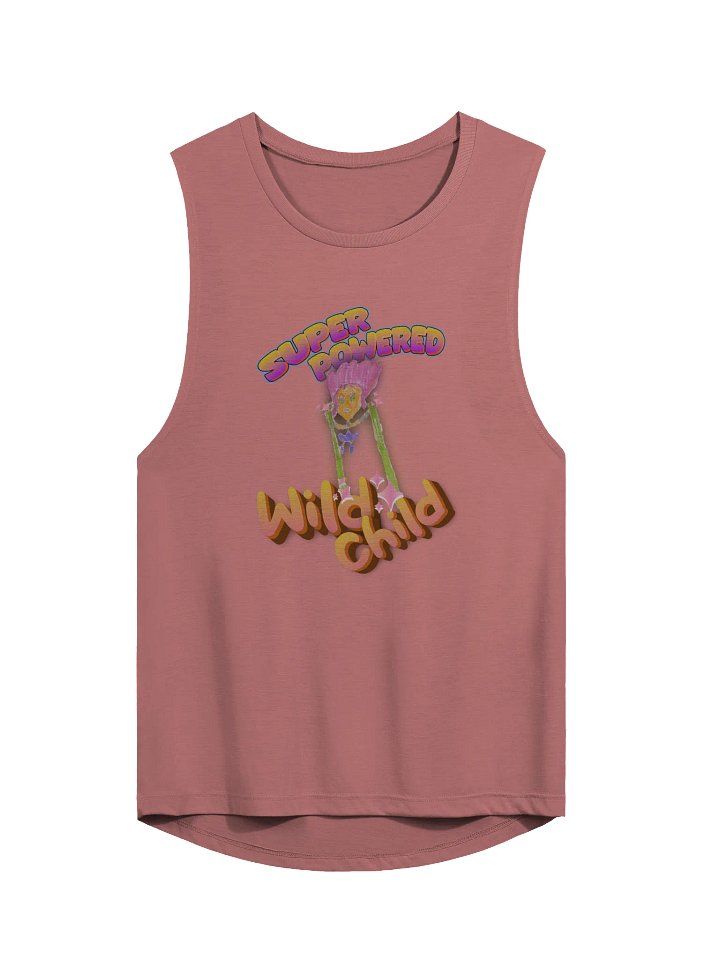 Super Powered Wild Child - Bella + Canvas Women's Flowy Muscle Tank product image (1)