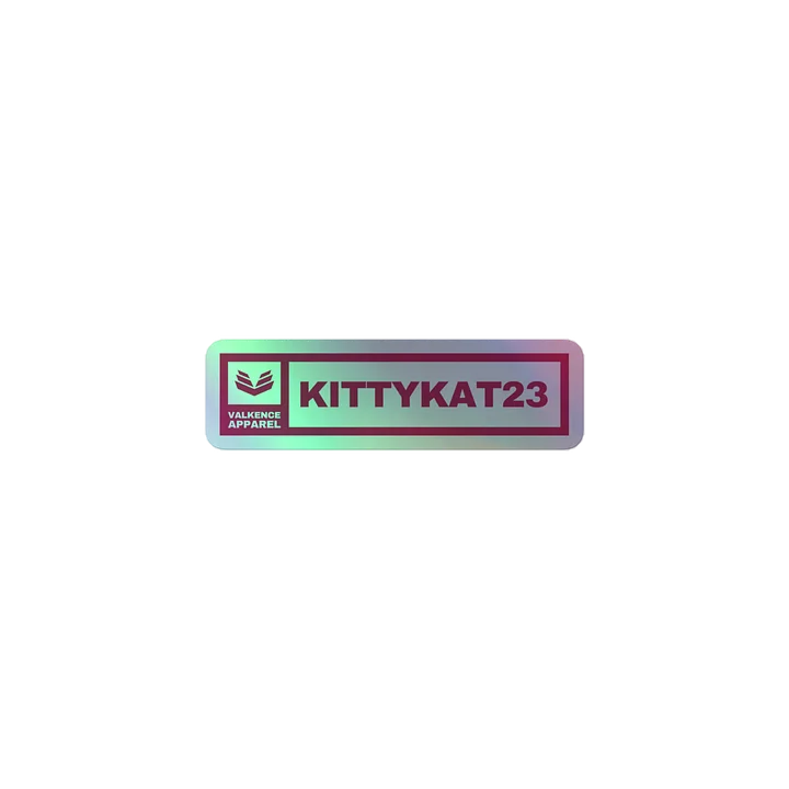 Kittykat23 Kiss-Cut Holographic Sticker - Cherry product image (1)