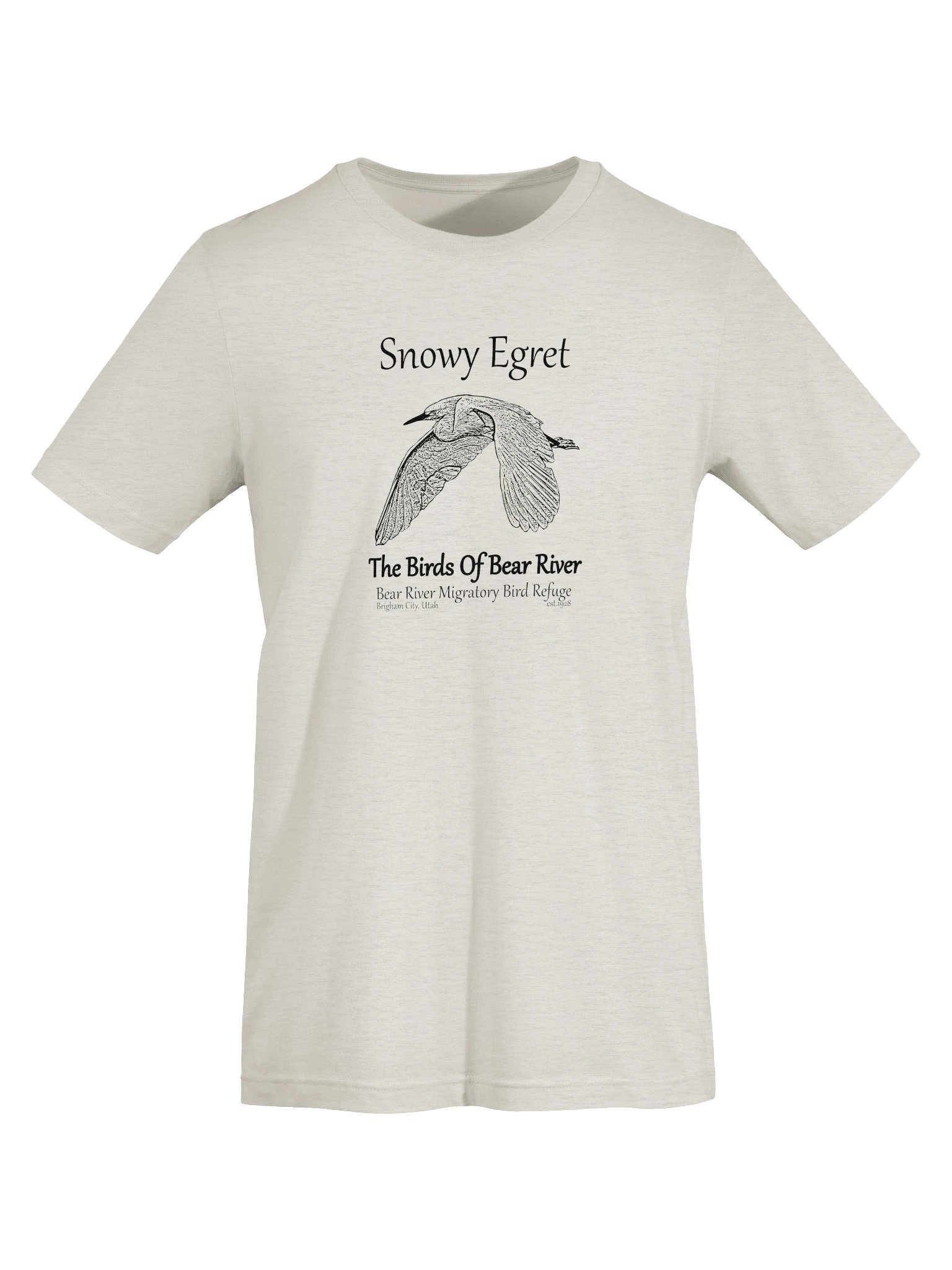 Birds of Bear River Snowy Egret Unisex T-shirt product image (117)