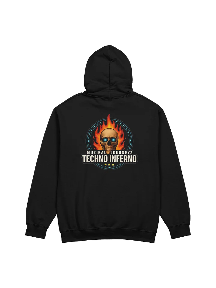 Techno Inferno Skull Hoodie product image (2)