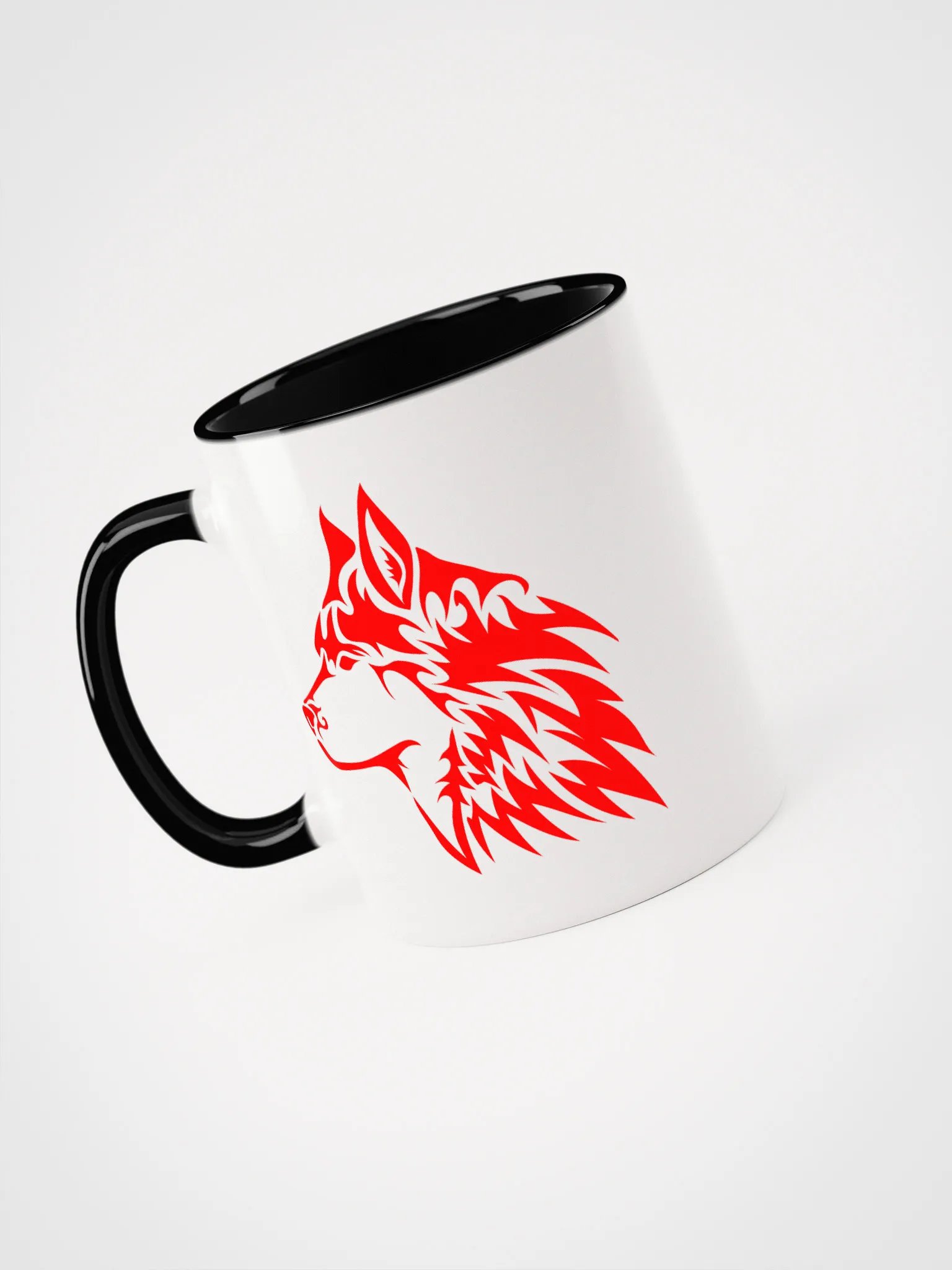 Mug with wolf logo product image (13)