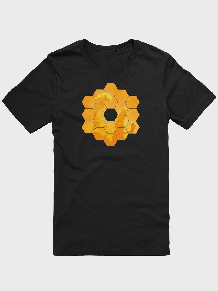 Golden JWST T-shirt, NASA T-shirt, James Webb Space Telescope T-Shirt — Unisex space T-shirt product image (2)
