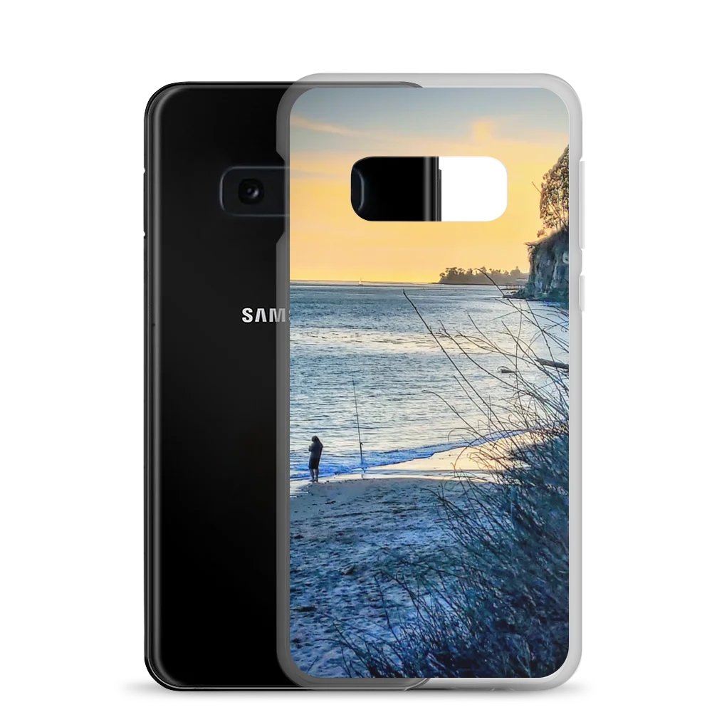 Fishing at Dusk Clear Samsung® Case product image (24)