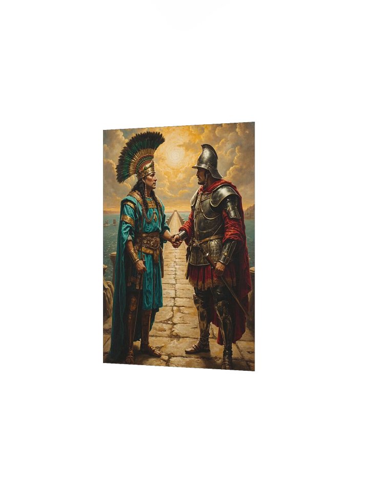 Encuentro en Tenochtitlan (1519): Moctezuma y Cortés en la Calzada de Iztapalapa product image (2)